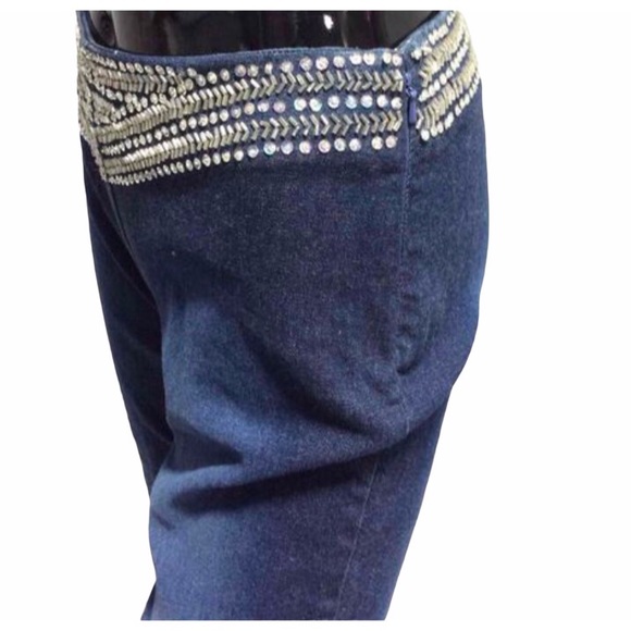 Basix II Bling Jeans 2 | Side Zip | NWT | US 2 - Picture 5 of 12